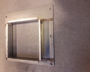 Inlet flange 200x200 for E180 bucket elevator M&M